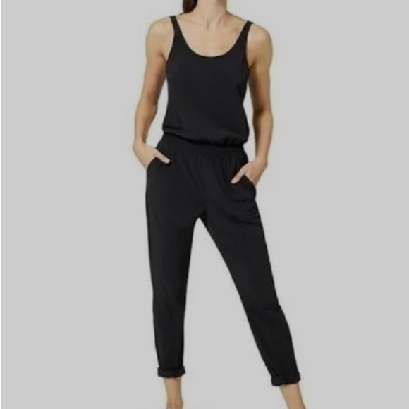 Athleta elastic waist jumpsuit - Picture 1 of 7